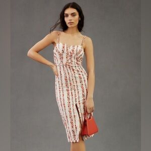 Anthropologie Sweetheart Midi Dress